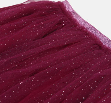 Netted Mesh Skirt for Girls