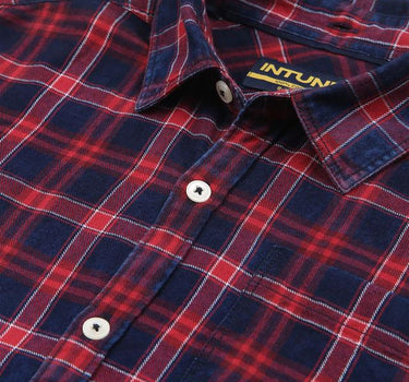 Checks Cotton Hooded Boys Shirt