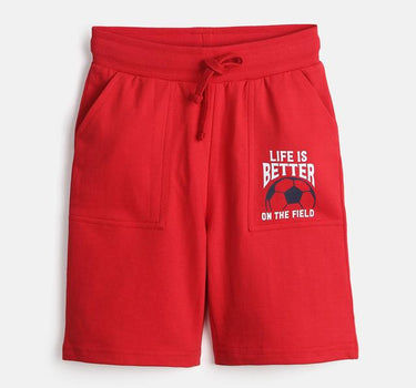 Life is Better Cotton Shorts for Boys