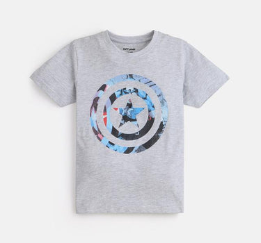 Captain America Cotton T-shirt for Boys