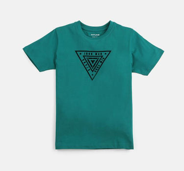 Printed Cotton Half Sleeves T-shirt for Boys