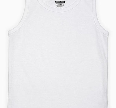 Solid Cotton Boys's Vest