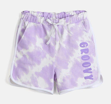 Printed Cotton Regular Fit Girls Shorts