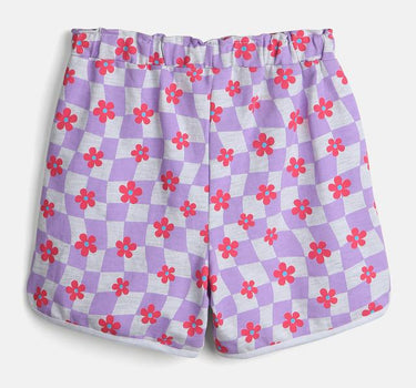 Printed Cotton Regular Fit Girls Shorts