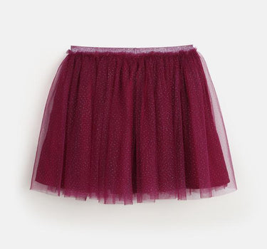 Foil Mesh Regular Fit Girls Skirt