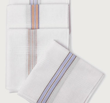 Cotton Regular Stripes Men's Handkerchief