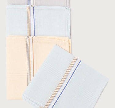 Cotton Regular Stripes Men's Handkerchief