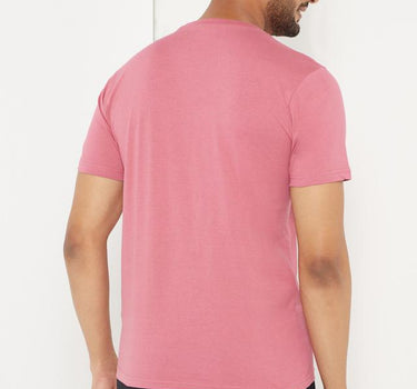 Men's Red Crew Neck T-Shirt