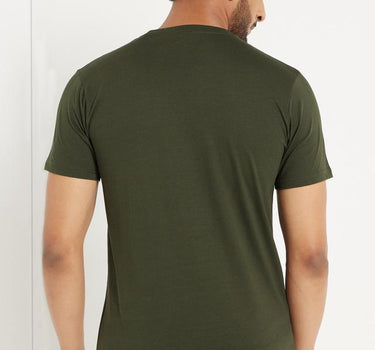 Solid Cotton Regular Fit Men's T-Shirt