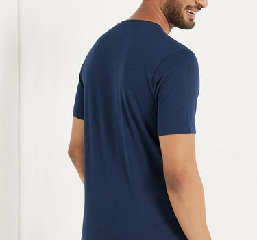 Men's Navy Crew Neck T-Shirt