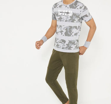 Printed Cotton Regular Fit Men's T-Shirt