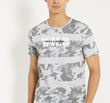 Printed Cotton Regular Fit Men's T-Shirt