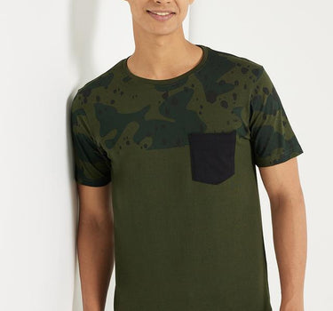 Printed Cotton Regular Fit Men's T-Shirt