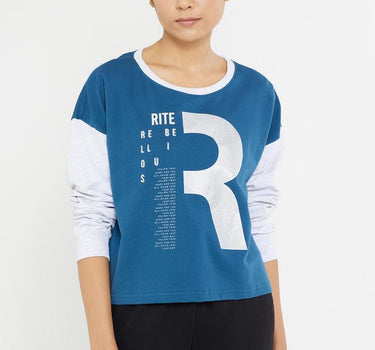 Rhythm 18 Cotton Sweatshirt for Women