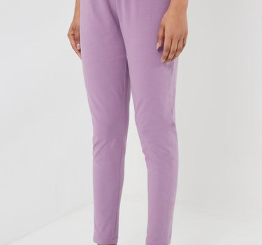 Solid Blended Regular Fit Women's Pants