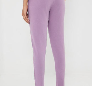 Solid Blended Regular Fit Women's Pants