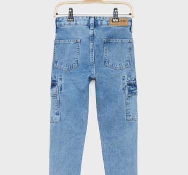 Solid Cotton Regular Fit Boys Jeans