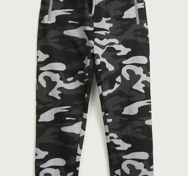 Camouflage Cotton Regular Fit Boys Joggers