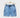 Solid Denim Regular Fit Boys Shorts