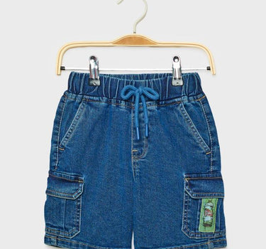 Solid Cotton Regular Fit Boys Shorts