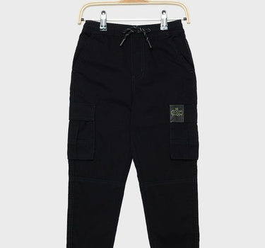 Solid Cotton Regular Fit Boys Trousers