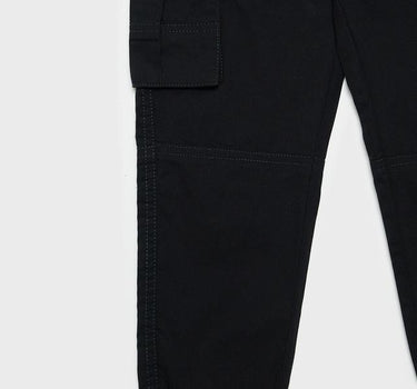 Solid Cotton Regular Fit Boys Trousers