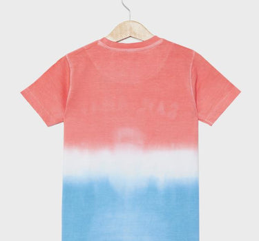 Tie and Dye Cotton Round Neck Boys T-Shirt