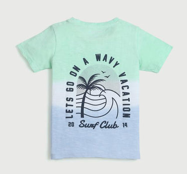 Graphic Print Cotton Round Neck Boys T-Shirt