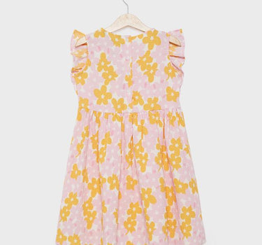 Printed Cotton Regular Fit Girls Frock