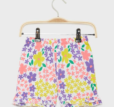 Printed Cotton Regular Fit Girls Shorts