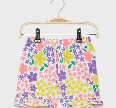 Printed Cotton Regular Fit Girls Shorts