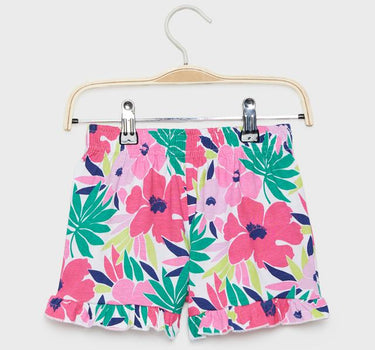 Printed Cotton Regular Fit Girls Shorts