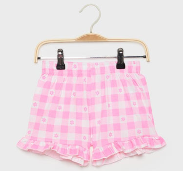 Printed Cotton Regular Fit Girls Shorts