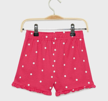 Printed Cotton Regular Fit Girls Shorts