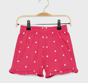 Printed Cotton Regular Fit Girls Shorts