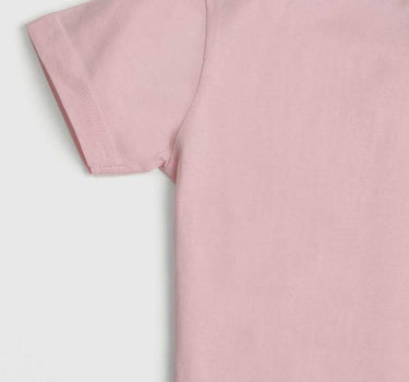 Graphic Print Cotton Round Neck Girls T-Shirt