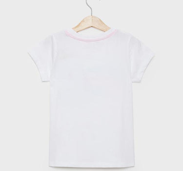 Printed Cotton Round Neck Girls T-Shirt