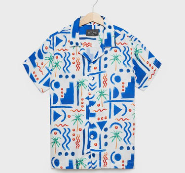 Printed Viscose Boys Shirt