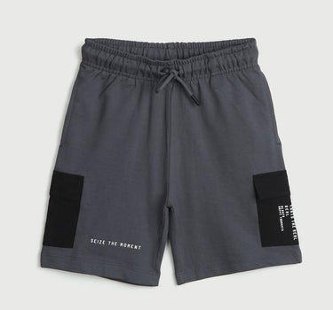 Solid Cotton Regular Fit Boys Shorts