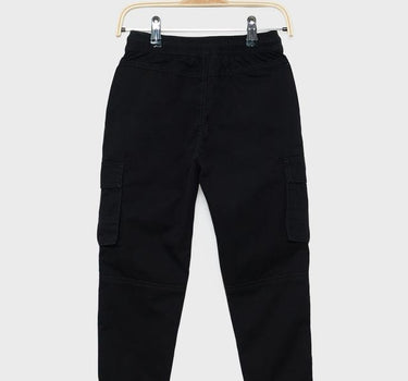 Solid Cotton Regular Fit Boys Trousers