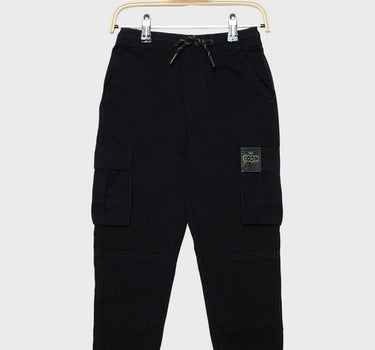 Solid Cotton Regular Fit Boys Trousers