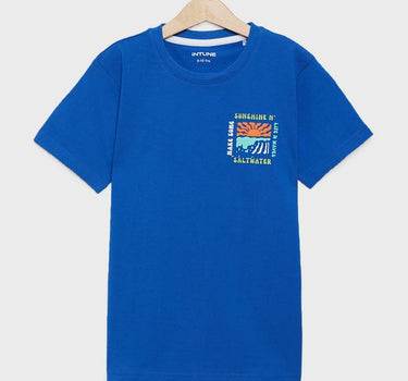 Graphic Print Cotton Round Neck Boys T-Shirt