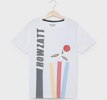 Graphic Print Cotton Round Neck Boys T-Shirt