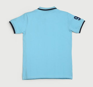 Printed Cotton Polo Boys T-Shirt