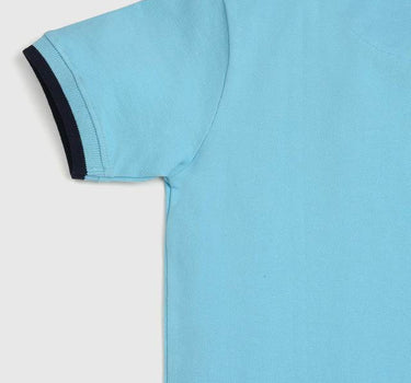 Printed Cotton Polo Boys T-Shirt