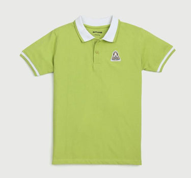 Printed Cotton Polo Boys T-Shirt