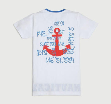 Printed Cotton Round Neck Boys T-Shirt