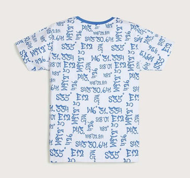 Printed Cotton Round Neck Boys T-Shirt