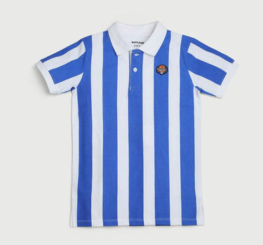 Stripes Cotton Polo Boys T-Shirt