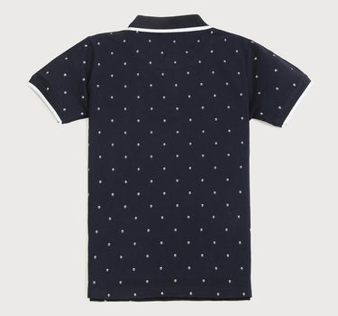 Printed Cotton Polo Boys T-Shirt